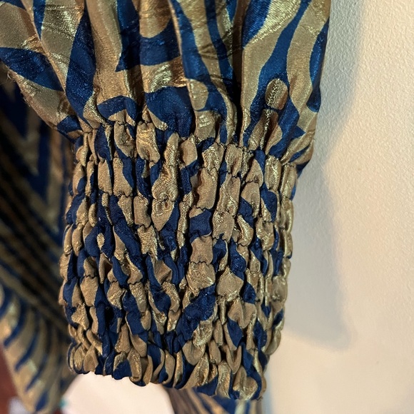 NWT Anthropologie Sissel Edelbo Celeste Mini Dress Upcycled Sari One Size - Picture 3 of 9